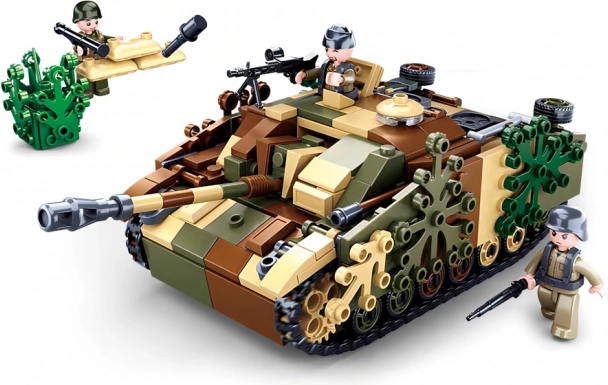 Sluban char blindé camouflé – kit de construction militaire