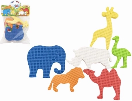 Teddies autocollants de bain zoo – lot de 6 pièces