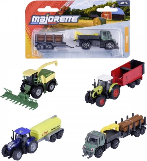 Véhicule agricole en métal 13 cm – 4 modèles