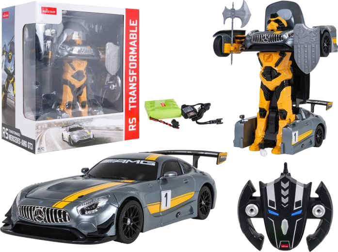 Voiture et robot télécommandés 2 en 1 Mercedes-AMG GT3 RASTAR