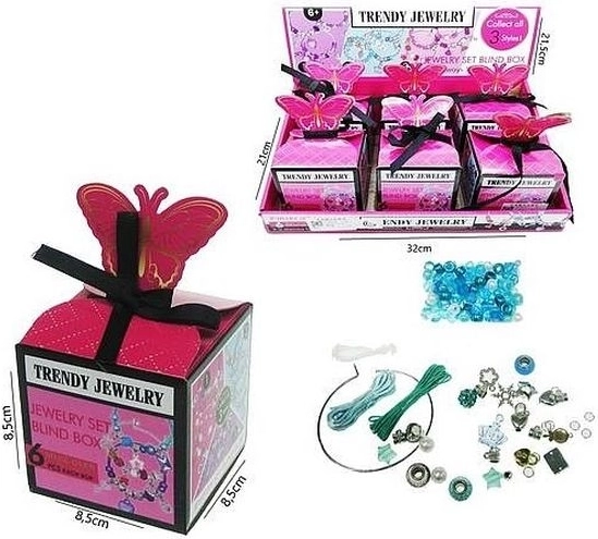 Kit de fabrication de bijoux – surprise dans une boîte (blind box) 6+