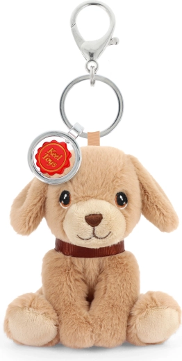 Porte-clés peluche Keeleco labrador 12 cm