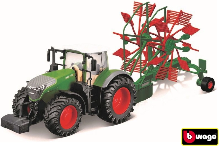 Fendt 1050 Vario avec râteau à foin 10 cm