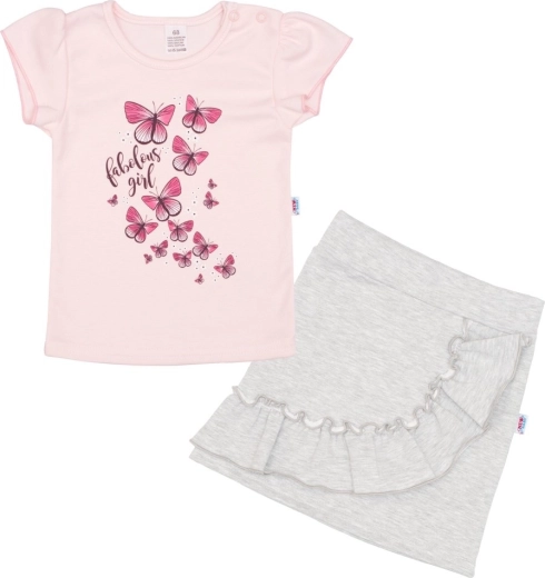 T-shirt bébé avec jupe New Baby Butterflies 68 (4–6 mois)