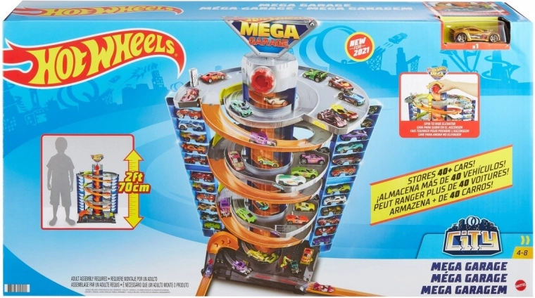 Hot Wheels City méga-garage torsadé
