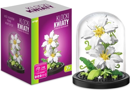 Kit de construction Marguerites sous cloche – 248 pièces