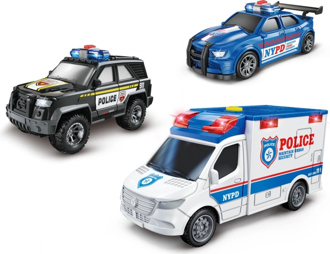 PLEJO voitures de police avec son