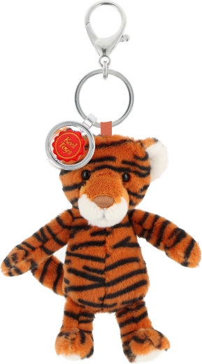 Pendentif en peluche Keeleco Tigrou du Monde magique, 14 cm