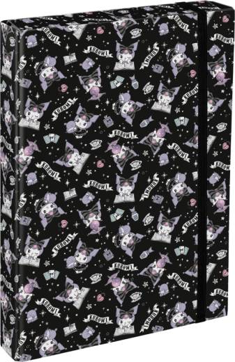 Chemises pour cahiers scolaires A4 Jumbo KUROMI Noir Baagl