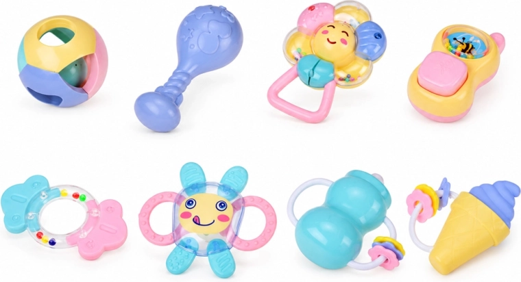 Huit jouets pour une exploration variée