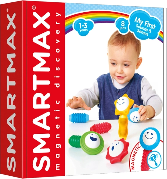SmartMax jeu de construction magnétique pour le développement sensoriel - 8 pièces