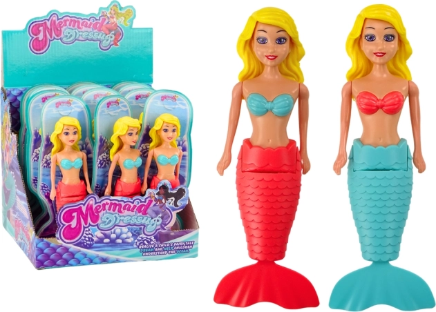 Sirène nageuse pour le bain Turquoise Rose Poupée MIX