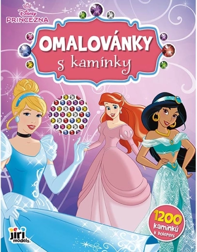Coloriages avec strass Disney Princesses - 1 pièce