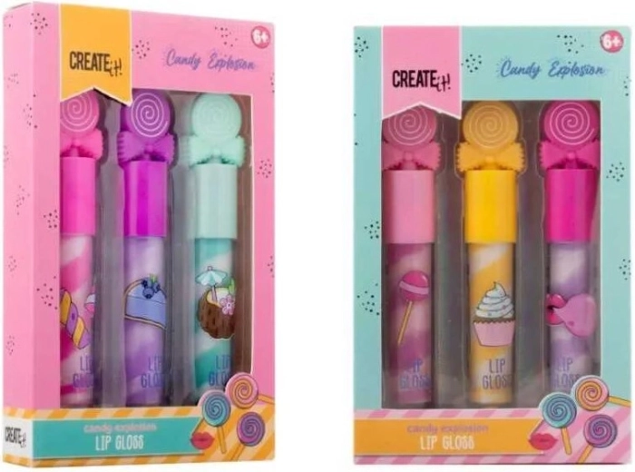 Create It! Candy coffret de gloss à lèvres (3 pcs)