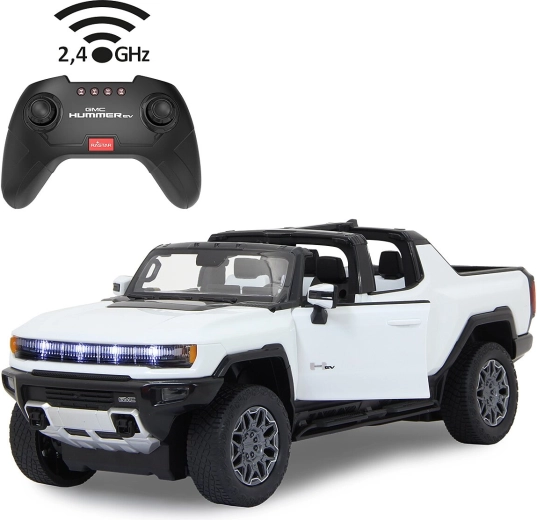 Voiture télécommandée JAMARA GMC Hummer EV 1:16 blanche