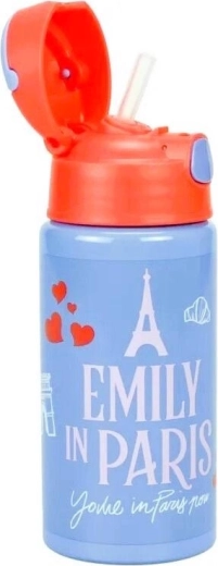 Paille intégrée pour boire facilement