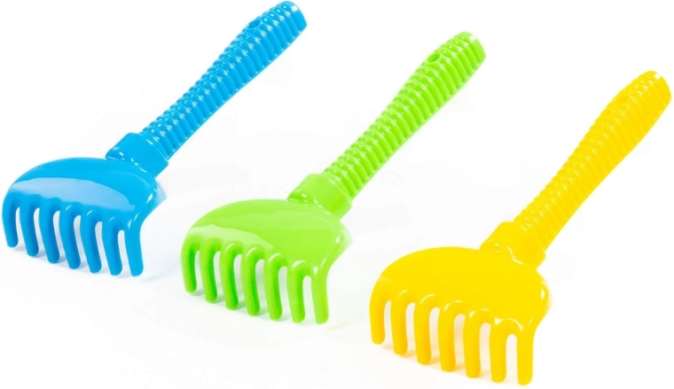 Râteaux de sable pour enfants avec poignée ergonomique - 1 pièce