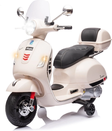 Trottinette électrique pour enfants Milly Mally Vespa GTS Super blanche