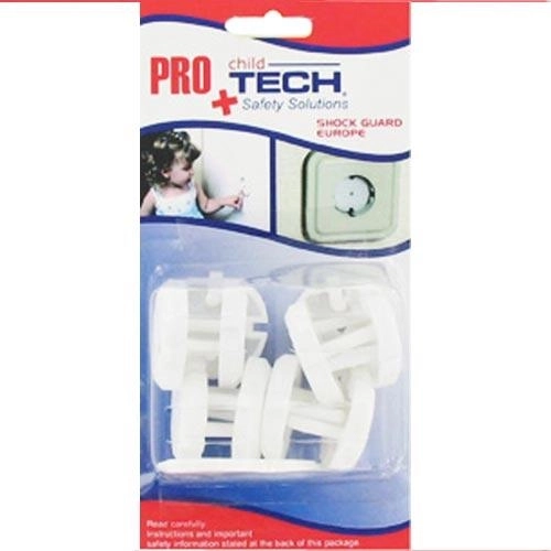 Bouchons de prises électriques ronds avec clé PROtech, 12 pcs