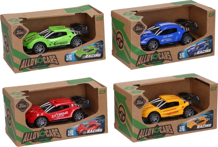 Buggie de course en métal à rétrofriction - 1 pièce