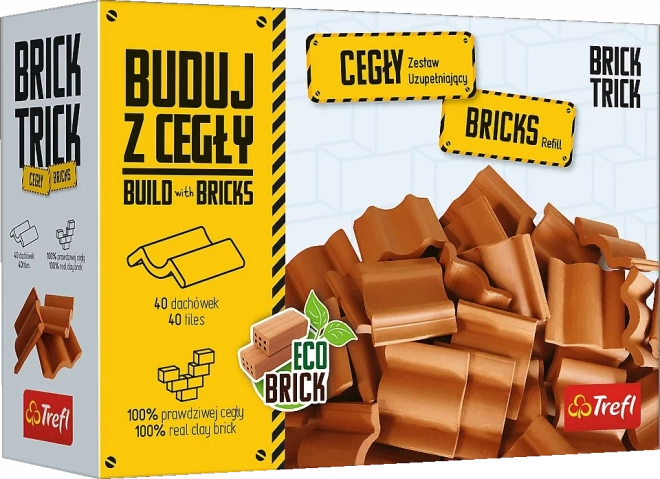 Brick Trick – lot de tuiles de toit 40 pcs