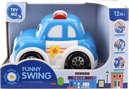 Voiture de police bébé à piles