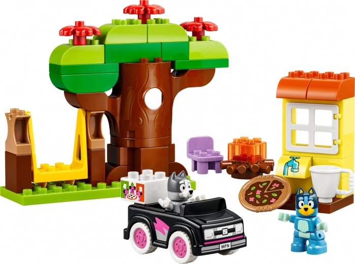 Pizzeria et livraison avec la voiture de Muffin