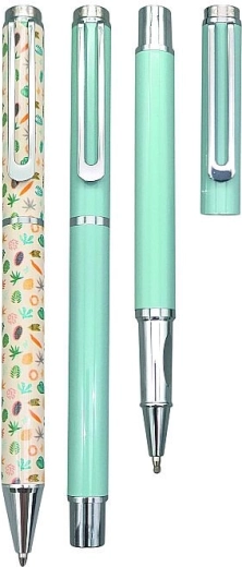 Coffret cadeau CONCORDE Stella – stylo-bille et roller, bleu clair