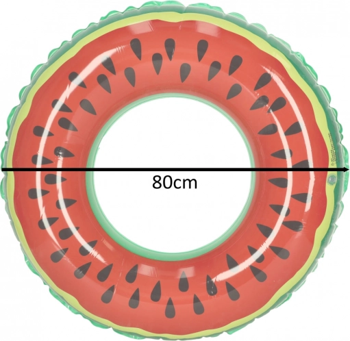 Bouée gonflable pastèque 80 cm – 80cm