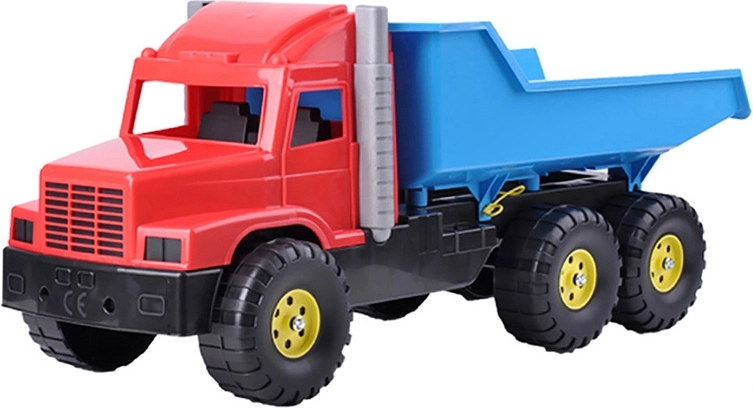 Camion-benne Tatra pour enfants 77 cm rouge-bleu - 1 pièce