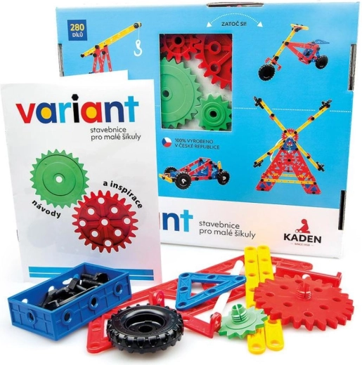 Jeu de construction Variant 280 pièces en boîte 33 × 28 cm