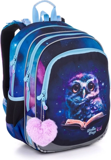 Sac à dos scolaire Topgal Chouette Elly
