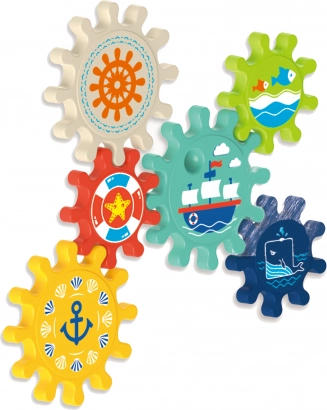 Engrenages de bain - Ensemble de 6 pièces