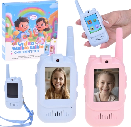 Talkies vidéo XREC pour enfants (lot de 2) avec écran LCD 2" et caméra