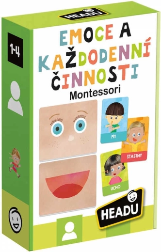 Headu Montessori expressions émotionnelles et activités quotidiennes – jeu éducatif