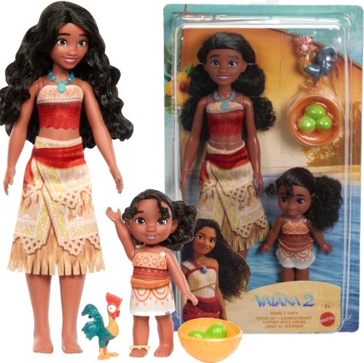 Set de poupées DISNEY VAIANA 2 – Vaiana et Simea avec accessoires