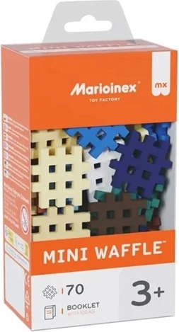 Mini cubes à assembler en forme de gaufre, 70 pièces