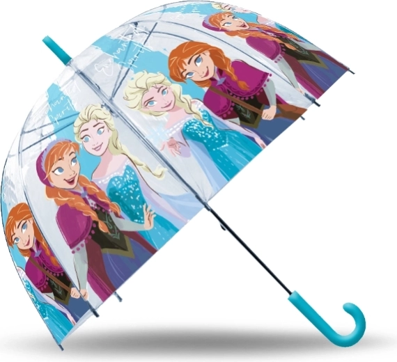 Parapluie transparent automatique FROZEN (La Reine des neiges)