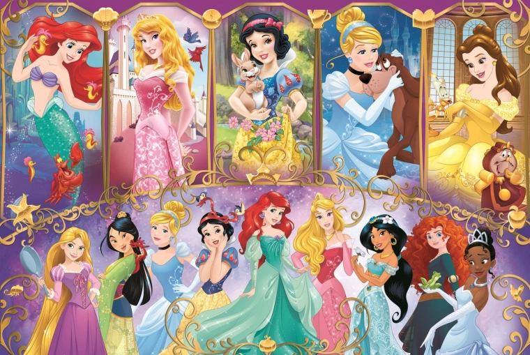 Puzzle Disney Princesses 160 pièces - Portraits de Princesses