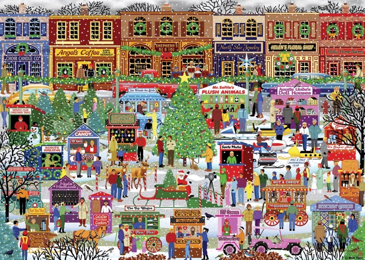 Puzzle Marché Kris Kringle 1000 pièces