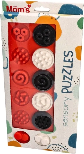Anneaux puzzle sensoriels contrastés XL 6m+ Mom's Care