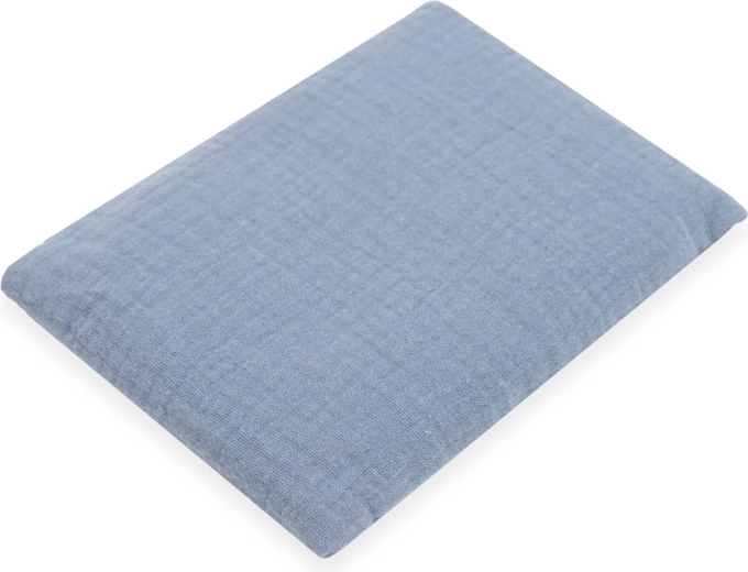 Coussin en mousseline chauffant et rafraîchissant avec noyaux de cerise NEW BABY Standard, bleu
