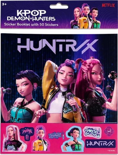 Album de stickers KPop Demon Hunters Huntrix (50 stickers)