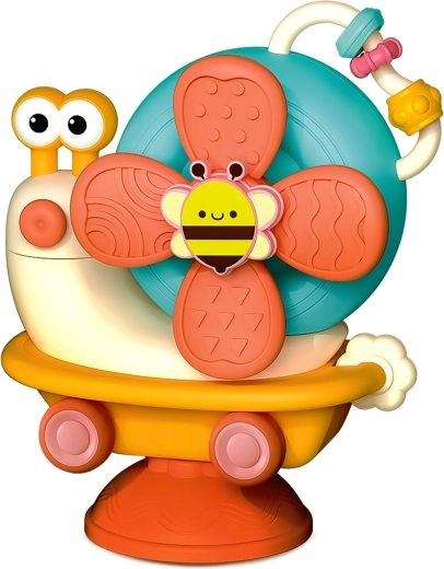 Spinner sensoriel avec ventouse en forme d’escargot