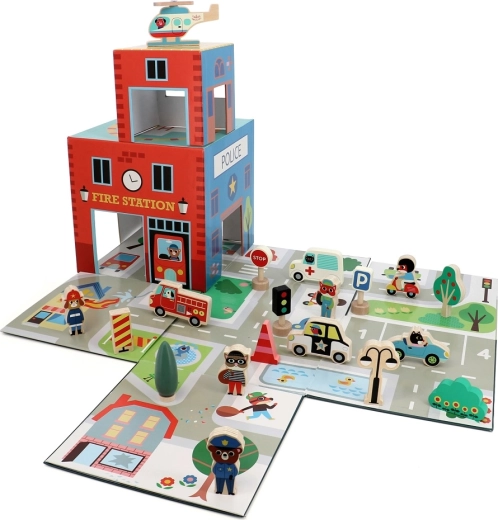 Bâtiments des services de secours pour le jeu de rôle