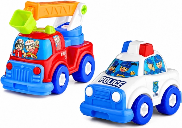 Intervention de la police et des pompiers