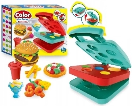 Set burger avec pâte à modeler Artyk