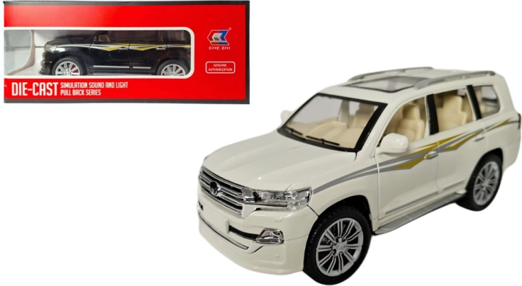 Modèle en métal Toyota 1:24 avec lumière et son