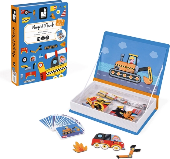 Janod Magnetibook moyens de transport