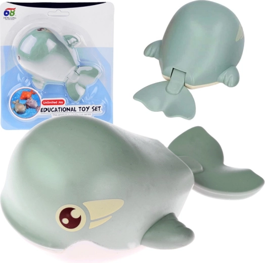 Jouet de bain flottant à remontoir baleine - 1 pièce